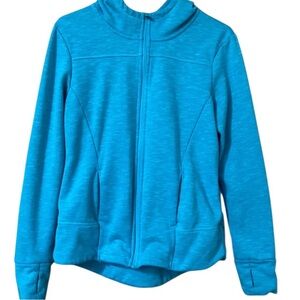 Danskin Now Athletic Hoodie Turquoise Medium